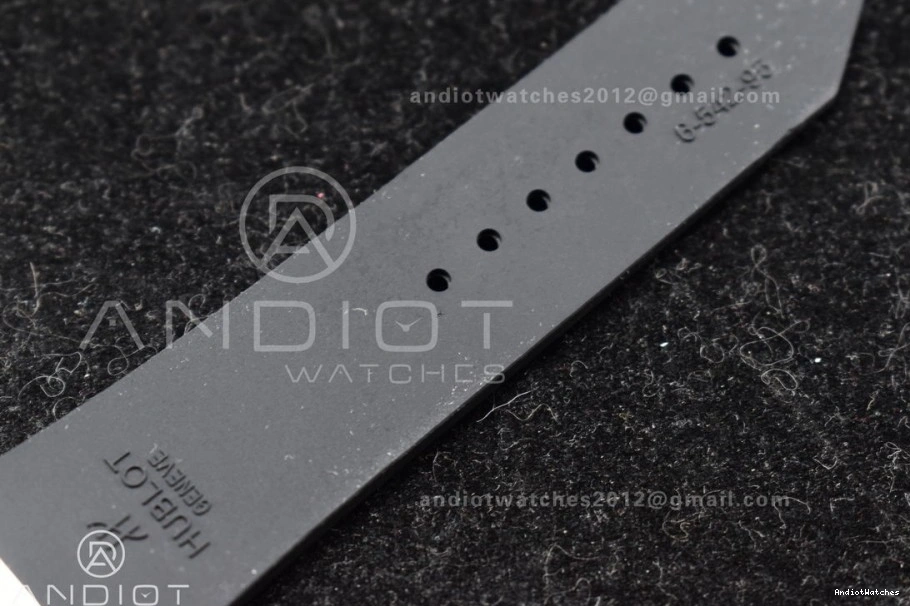 588 Dial Bold Gummy 45mm Edition 1:1 Strap Black Fusion HBF A on Best RG Black 0404